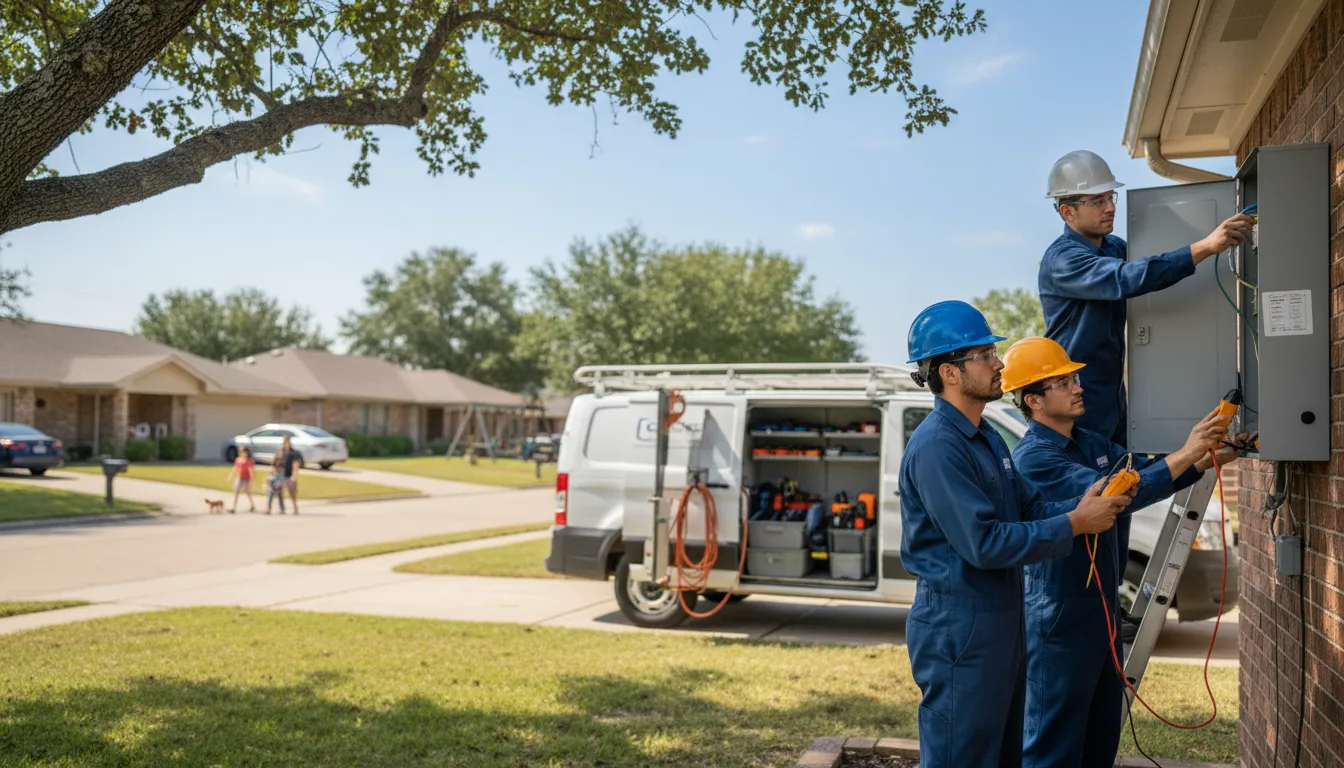 Certified electrician providing emergency electrical services in Eldena, IL